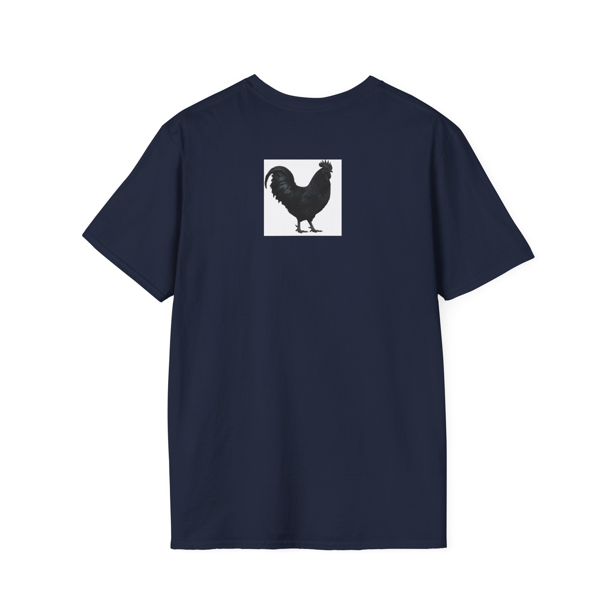 Rooster Sunset T-Shirt — "cock a doodle doooo" Humorous Farm Animal Tee