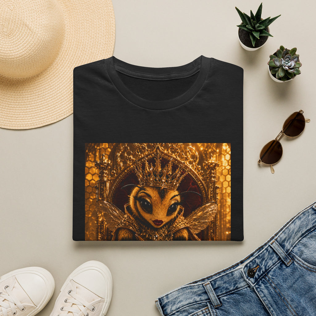 Queen Bee T-Shirt — Golden Regal Bee Graphic Tee