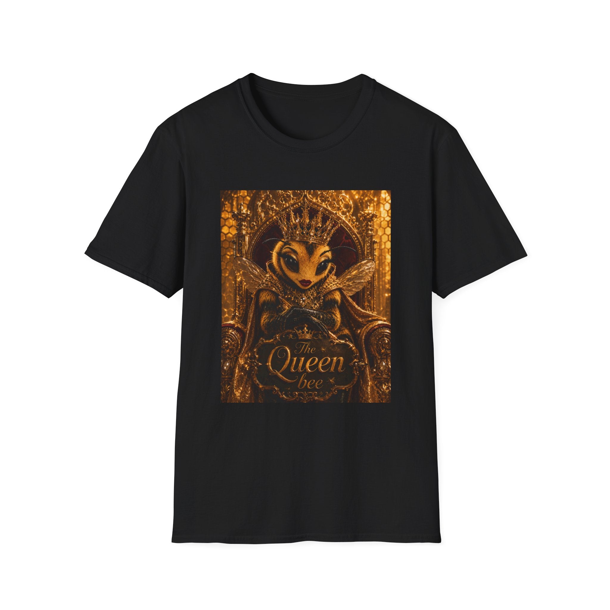 Queen Bee T-Shirt — Golden Regal Bee Graphic Tee