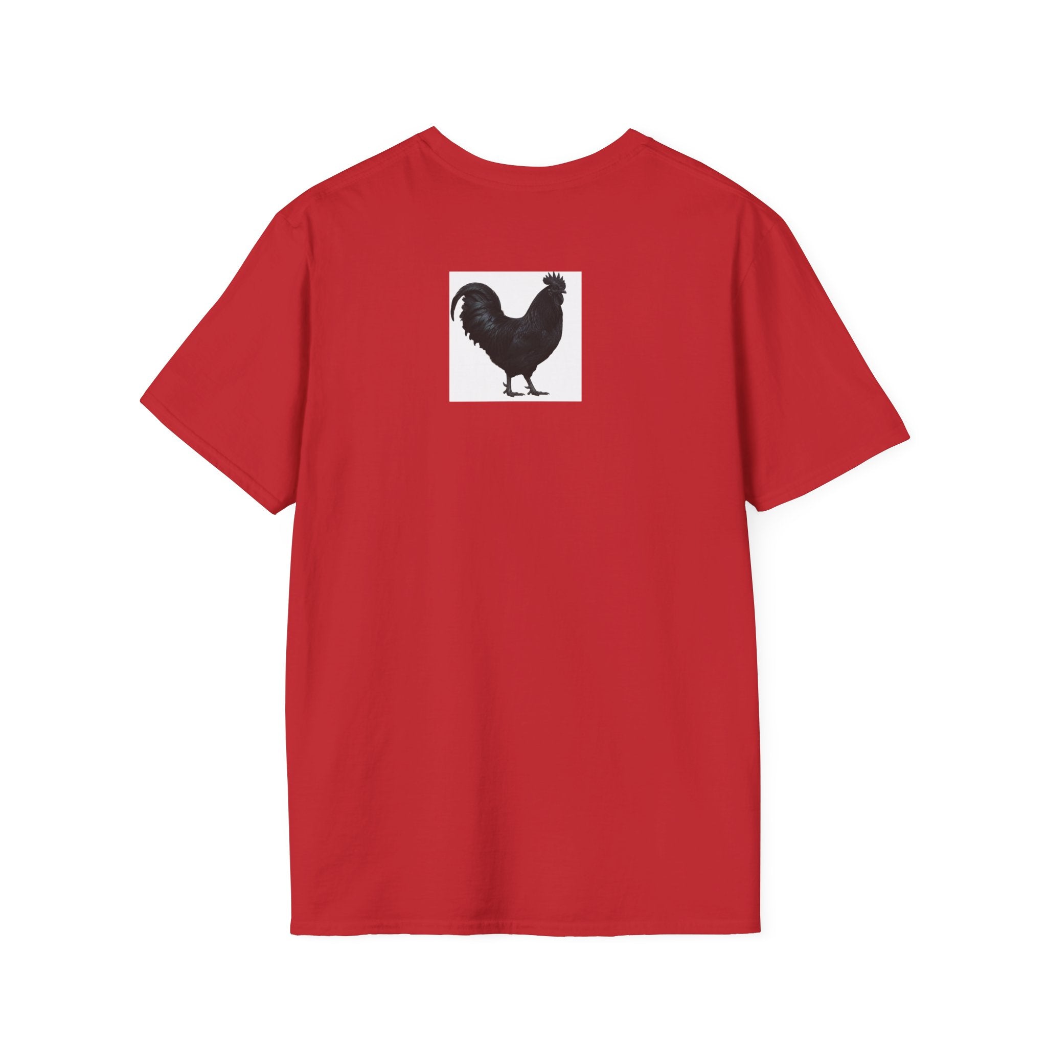 Rooster Sunset T-Shirt — "cock a doodle doooo" Humorous Farm Animal Tee