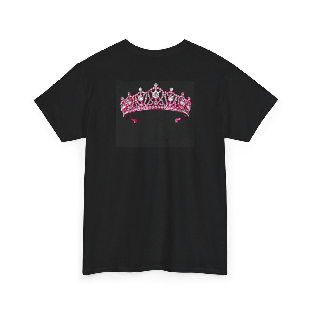 Passenger Princess T-Shirt — Funny Chicken Graphic Tee with Pink Tiara